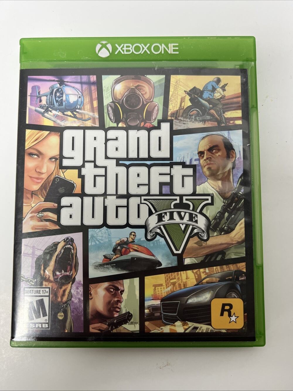 Grand Theft Auto V GTA 5 (Microsoft Xbox One, 2014) Tested Working